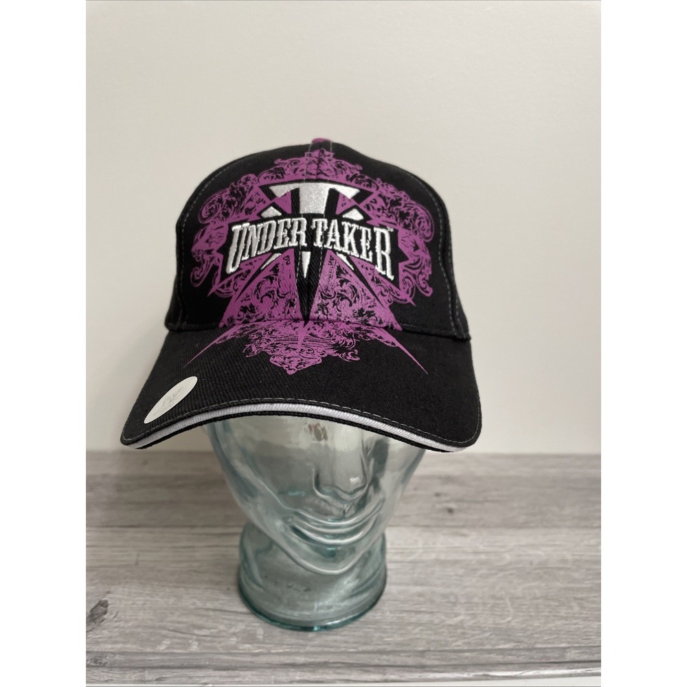 WWE‎ Authentic Undertaker 2010 Deadman Forever Adjustable  Baseball Cap Rare NOS